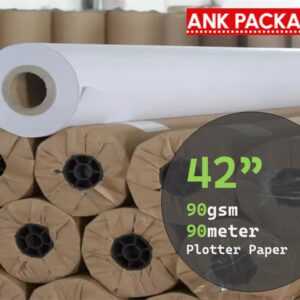 42-Inches Uncoated Plotter Paper Rolls 90 gsm 90meter